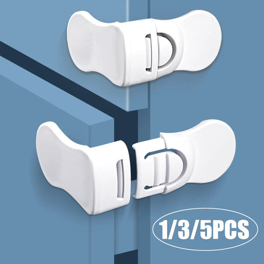 Kids Safety Locker Home Security Protection Door Drawer Lock for Children Refrigerator Cabinet Locks for Baby Safe Care 1/3/5Pcs