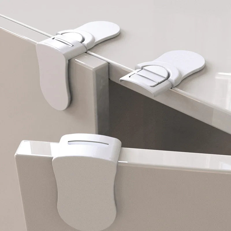 Kids Safety Locker Home Security Protection Door Drawer Lock for Children Refrigerator Cabinet Locks for Baby Safe Care 1/3/5Pcs