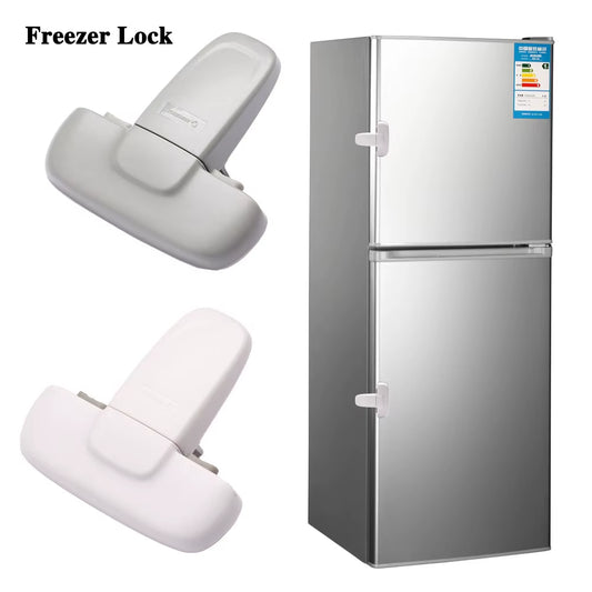 1Pcs Home Refrigerator Lock Fridge Freezer Door Catch Lock Toddler Kids Child Cabinet Safety Lock for Baby Safety Child Lock