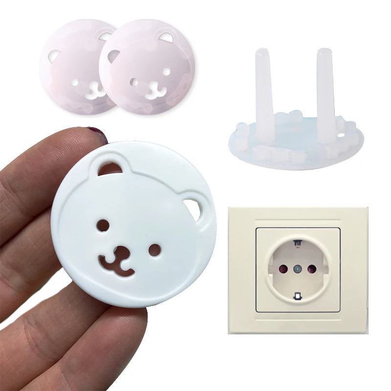 10Pcs Baby Safety Silicone Protector Table Corner Edge Protection Cover Electric Socket Protection Children Anticollision Guards
