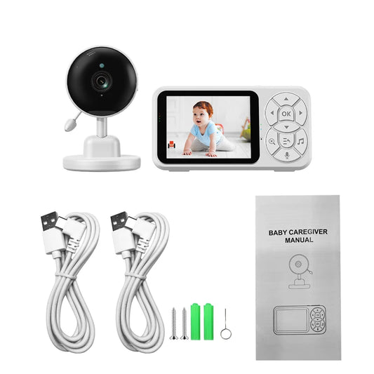 New 3.5 "RGB Night Light Baby Monitor with Night Vision Temperature Detection Voice Intercom Baby Nanny Security Camera