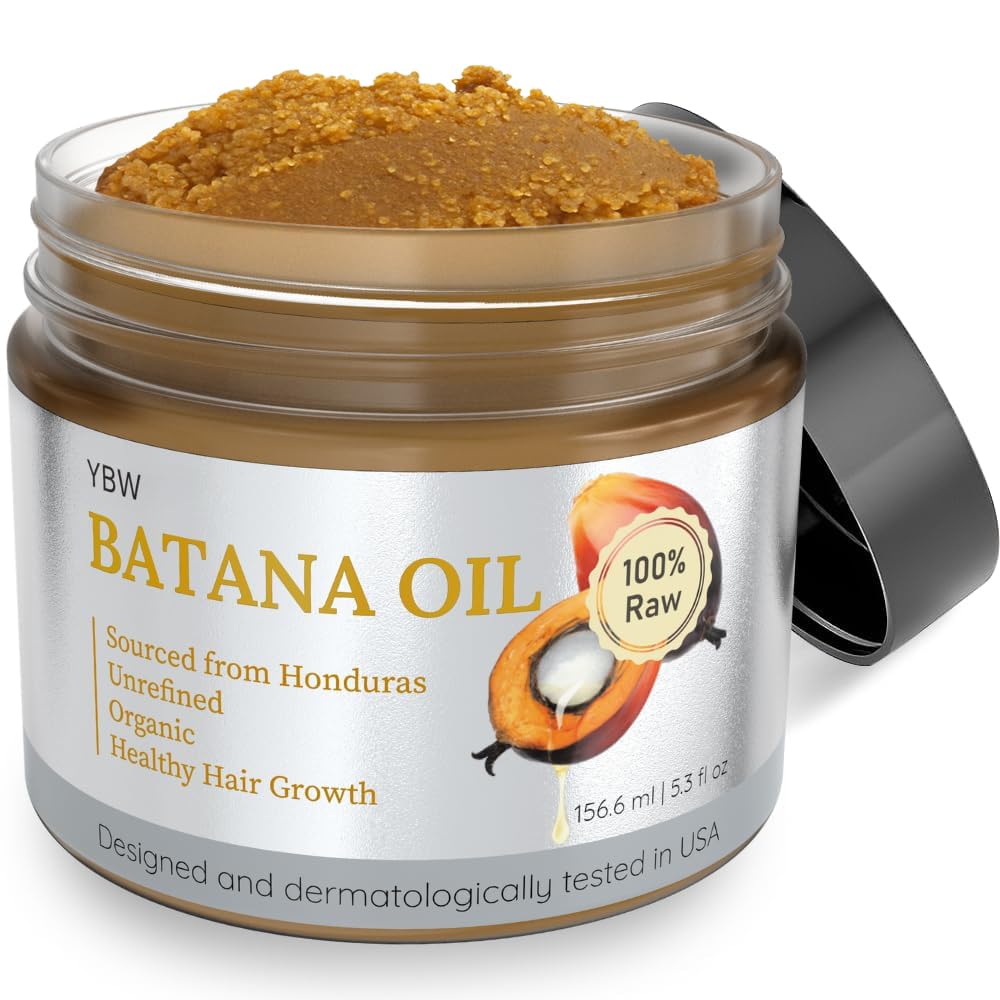 Batana Oil for Hair Growth Dr. Sebi Organic, Natural, Pure and 100% Raw Batana Oil Paste from Honduras - Botana Enhances Hair Thickness, Prevents Loss for Men and Women
