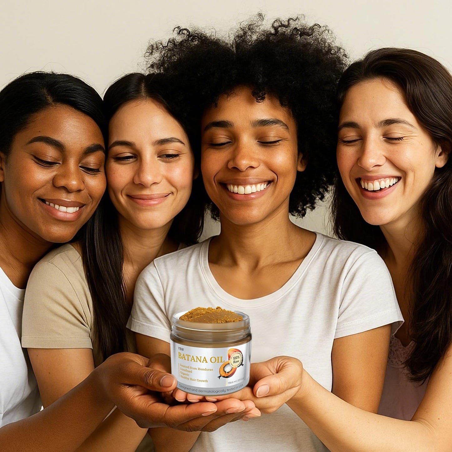Batana Oil for Hair Growth Dr. Sebi Organic, Natural, Pure and 100% Raw Batana Oil Paste from Honduras - Botana Enhances Hair Thickness, Prevents Loss for Men and Women