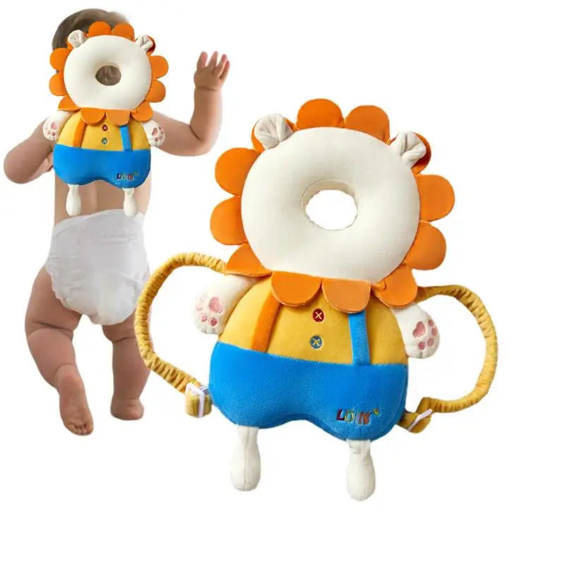 Baby Fall Pillow Backpack Soft Fall Protector Baby Cushion Backpack Head Protection for Baby Cartoon Baby Head Protector Back