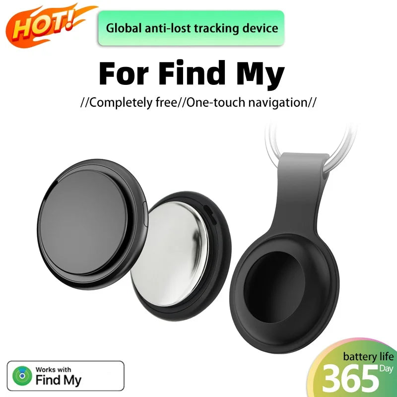 Mini GPS Tracker Air Tag Child Finder Pet Bike Bag Loss Tracker Smart Bluetooth Airtag for Apple Ios System Find My APP Tracker