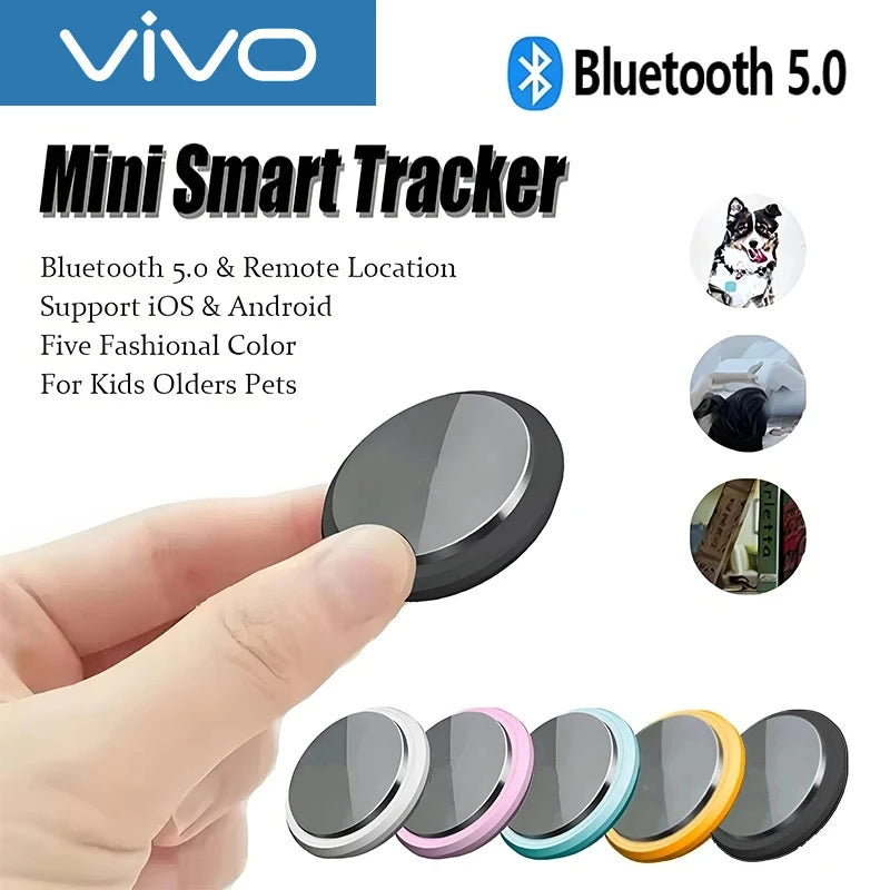 Smart Airtag Bluetooth 5.3 GPS Tracker Work with Android Ios System Air Tag Tracker Mini Locator Kids Bag Key Wall Finder